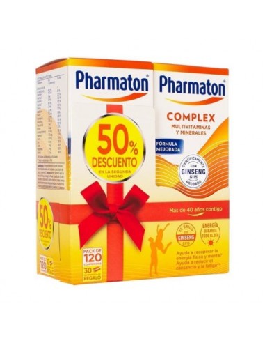 PHARMATON COMPLEX  2 ENVASES 60...
