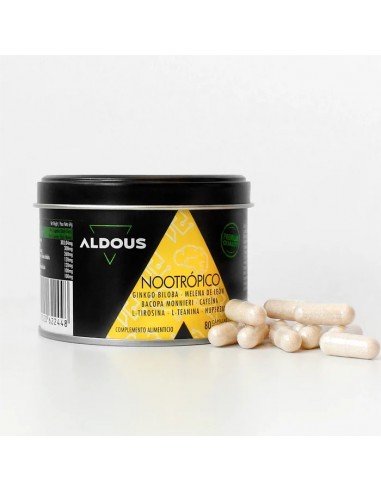 ALDOUS NOOTRÓPICO CON GINKGO, MELENA...