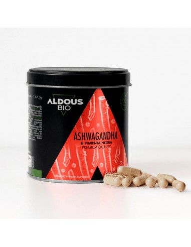 ALDOUS ASHWAGANDHA CON PIMIENTA NEGRA...