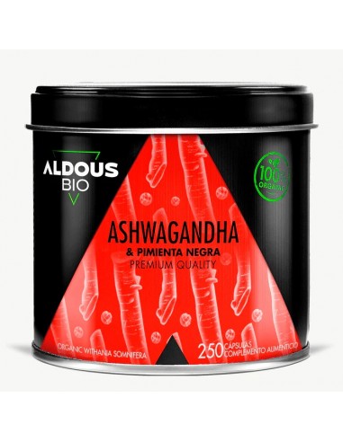 ALDOUS ASHWAGANDHA CON PIMIENTA NEGRA...