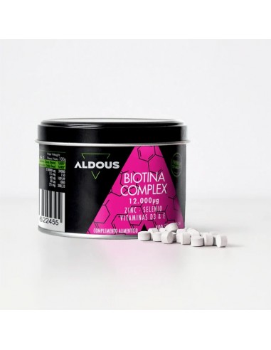 ALDOUS BIOTINA CON ZINC, SELENIO,...