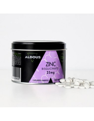 ALDOUS BISGLICINATO DE ZINC 500 COMP...
