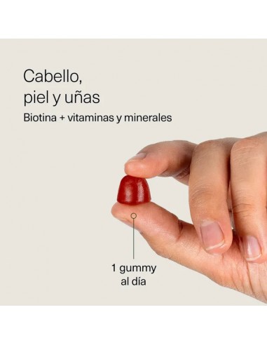 ALDOUS BIOTINA EN GOMINOLAS 120 GUMMIES