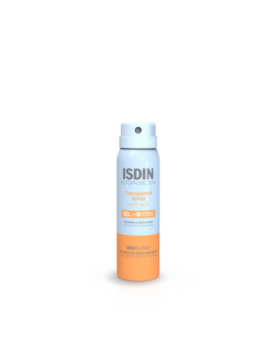 ISDIN FOTOPROTECCIÓN TRANSPARENT SPRAY WET SKIN SPF 50 100ML