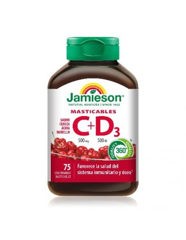 Jamieson Vitamina C 500 mg + D3 500...
