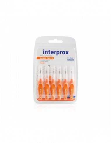 DENTAID CEPILLO INTERPROX 4G SUPER MICRO 6UDS