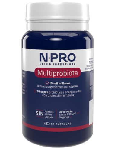 NPRO MULTIPROBIOTA  30 CAPSULAS