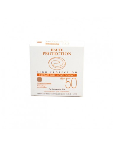 AVENE COMPACTO CON COLOR ALTA PROTECCIÓN SPF50 DORADO 10GR