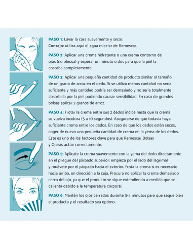 REMESCAR PARPADOS CAIDOS INGREDIENTES...
