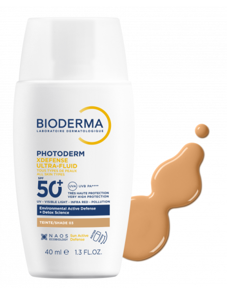 BIODERMA PHOTODERM XDEFENSE ULTRA FLUID SPF 50+ TONO 03 40ML