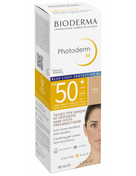BIODERMA PHOTODERM M SPF50+ TONO CLARO 40ML