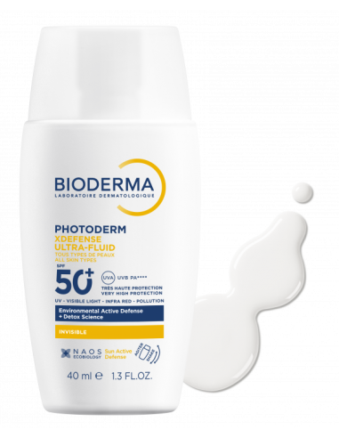 BIODERMA PHOTODERM XDEFENSE ULTRA-FLUID SPF 50+ INVISIBLE 40ML