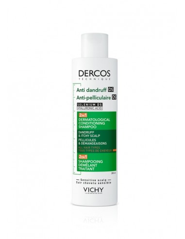 VICHY DERCOS CHAMPÚ ACONDICIONADOR ANTICASPA DS 2 EN 1 200ML