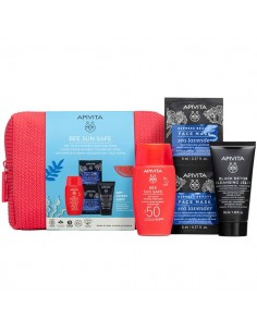 APIVITA BEE SUN SAFE DRY TOUCH INVISIBLE FACE FLUID SPF50 NECESER