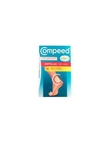 COMPEED AMPOLLAS TALLA MEDIANA PACK AHORRO 10UDS