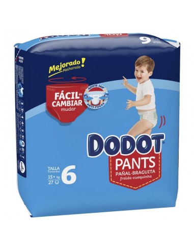 PAÑAL INFANTIL DODOT PANTS TALLA 6...