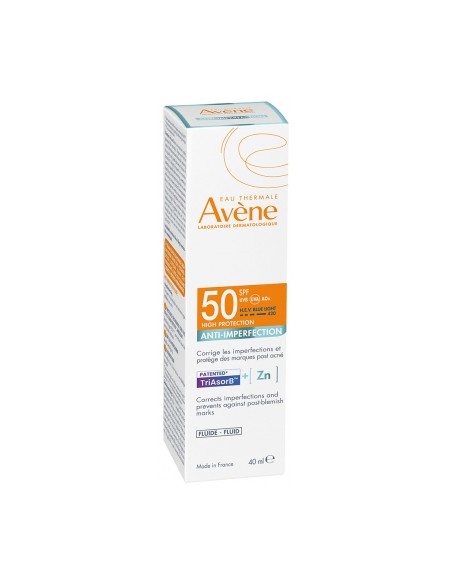 AVENE FLUIDO SOLAR ANTI-IMPERFECCIONES SPF50 40ML