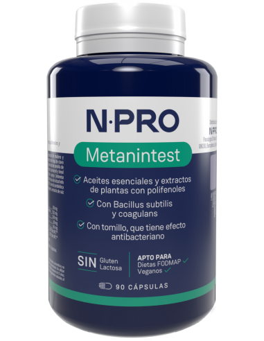 NPRO METANINTEST  90 CAPSULAS