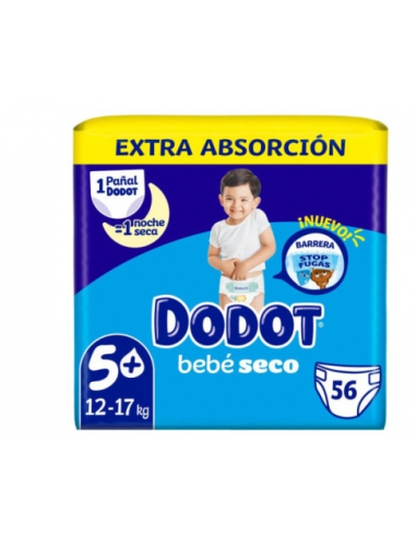 PAÑAL INFANTIL DODOT BEBE SECO VALUE...