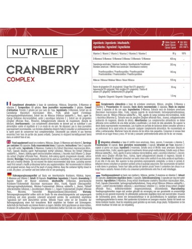 NUTRALIE CRANBERRY COMPLEX  60 CAPSULAS