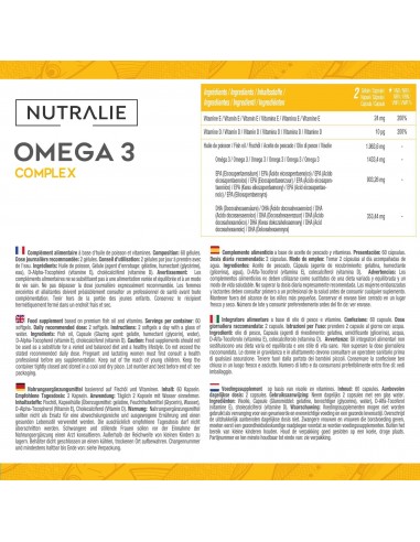 NUTRALIE OMEGA 3  60 CAPSULAS