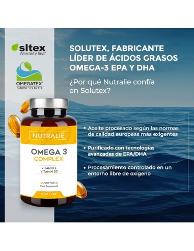 NUTRALIE OMEGA 3  60 CAPSULAS