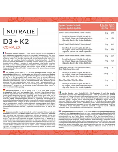 NUTRALIE VITAMIN D3 + K2 COMPLEX  60...
