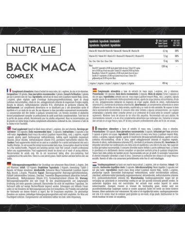 NUTRALIE BLACK MACA COMPLEX  120...