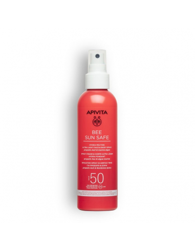 APIVITA BEE SUN SAFE HYDRA MELTING SPRAY ULTRALIGERO SPF50 200ML