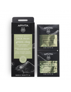 APIVITA EXPRESS BEAUTY MASCARILLA FACIAL LIMPIAEZA PROFUNDA GREEN CLAY