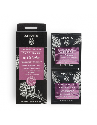APIVITA EXPRESS BEAUTY MASCARILLA FACIAL ILUMINADORA Y RETEXTURIZANTE ALCACHOFA