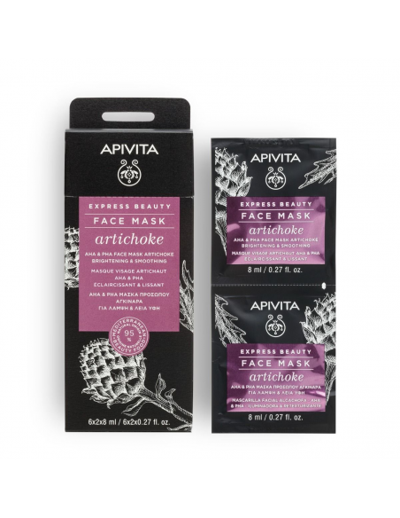 APIVITA EXPRESS BEAUTY MASCARILLA FACIAL ILUMINADORA Y RETEXTURIZANTE ALCACHOFA