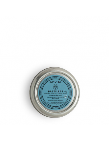 APIVITA PASTILLES DOLOR GARGANTA Y ALIVIO DE LA TOS EUCALIPTO 45GR