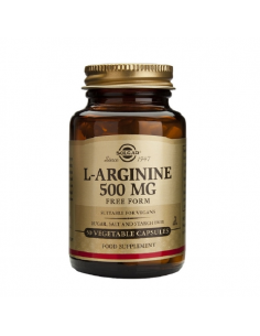 SOLGAR L-ARGININA 50 CÁPSULAS VEGETALES 500MG