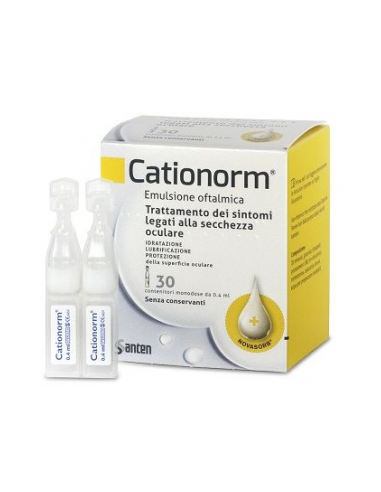 CATIONORM COLIRIO EMULSION  0.4 ML 30...