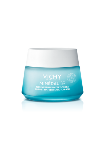 VICHY MINERAL 89 GEL SORBETE MATE HIDRATANTE 48H 50ML