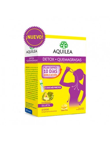 AQUILEA DETOX + QUEMAGRASAS 10 STICKS