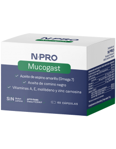 NPRO MUCOGAST  60 CAPSULAS