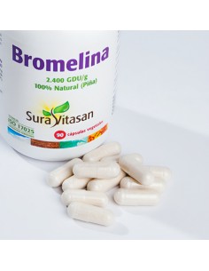 BROMRELINA 2400 90 CAPS 500... 2