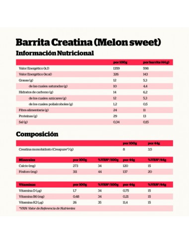BARRITA CREATINE MELON SWEET