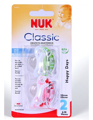 NUK CHUPETE SIGNATURE SILICONA 6-18 M
