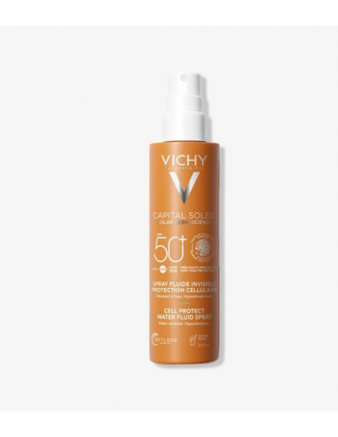 VICHY CAPITAL SOLEIL CELL PROTECT SPRAY FLUIDO INVISIBLE SPF50+ 200ML