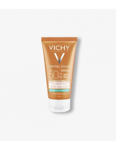 VICHY CAPITAL SOLEIL CREMA ROSTRO TOQUE SECO COLOR SPF50+ 50ML