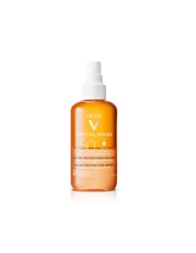 VICHY CAPITAL SOLEIL AGUA SOLAR LUMINOSIDAD SPF50 200ML