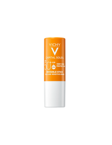 VICHY CAPITAL SOLEIL STICK INVISIBLE SPF50+ ROSTROS Y ZONAS SENSIBLES 9ML