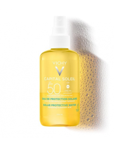 VICHY CAPITAL SOLEIL AGUA SOLAR HIDRATANTE SPF50 200ML