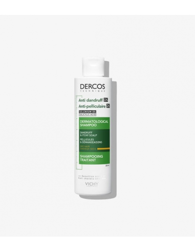 VICHY DERCOS CHAMPÚ ANTICASPA DS CABELLO SECO 200 ML