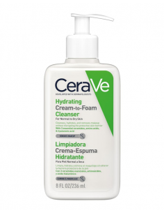 CERAVE LIMPIADOR CREMA ESPUMOSA HIDRATANTE 236ML