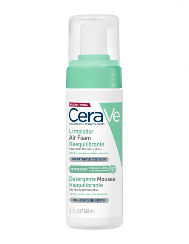 CERAVE LIMPIADOR AIR FOAM REEQUILIBRANTE 148ML