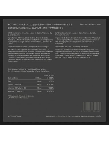 ALDOUS B COMPLEX 400 COMP